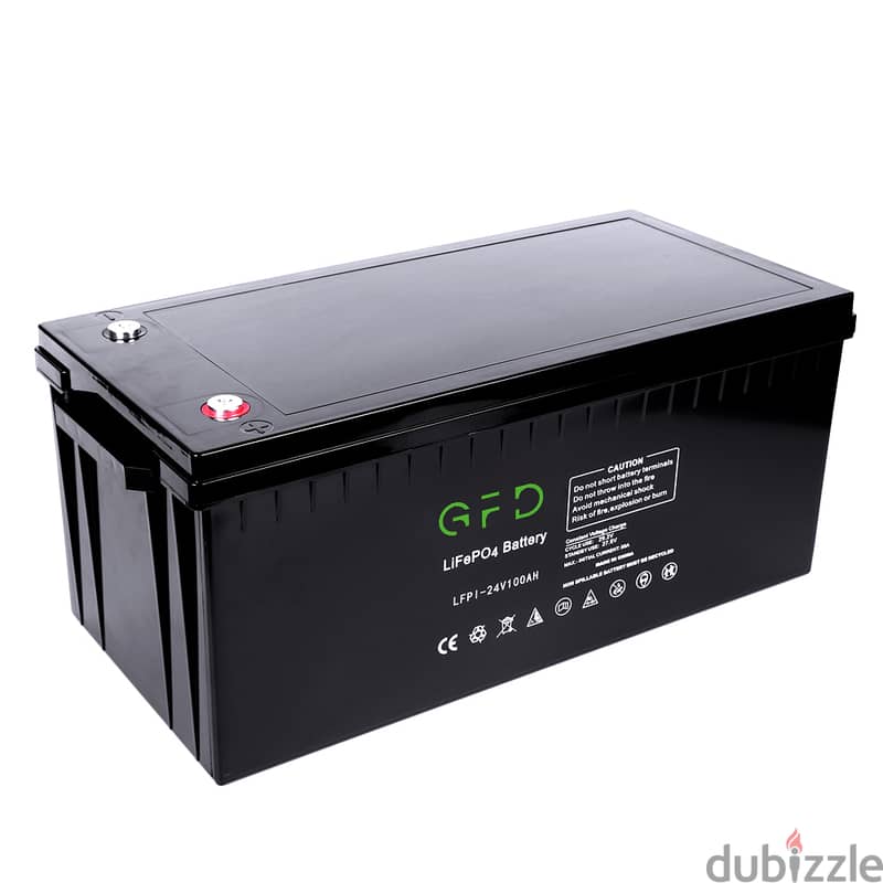 GFD Lithium Solar Batteries LiFePO4 14