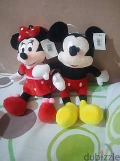 mickey and mini mouse