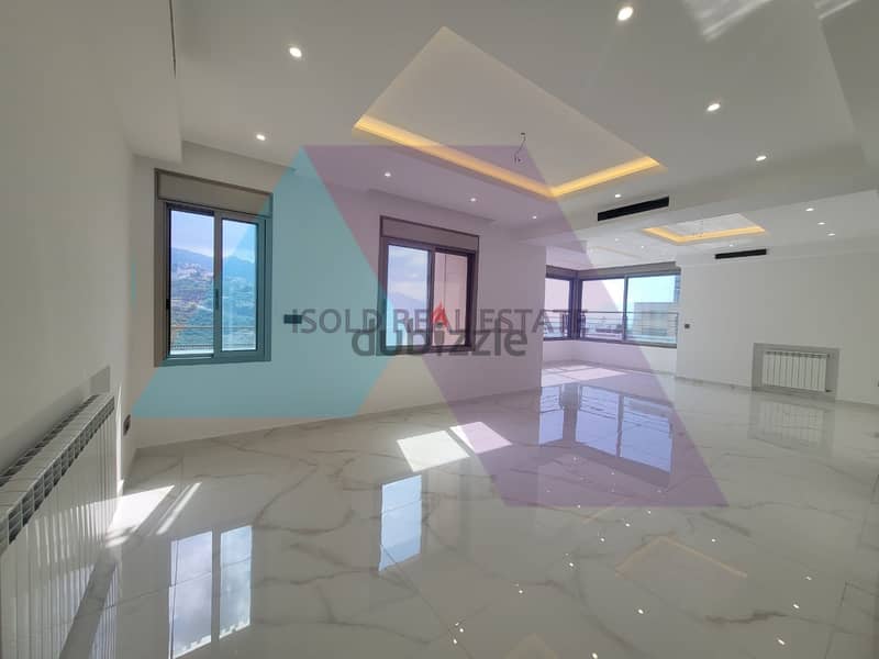 Decorated 165m2 apartment+150m2 terrace+open sea view for sale in Adma 2