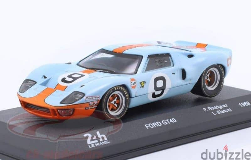 Ford GT40 (Le Mans 24h 1968) diecast car model 1;43. 1