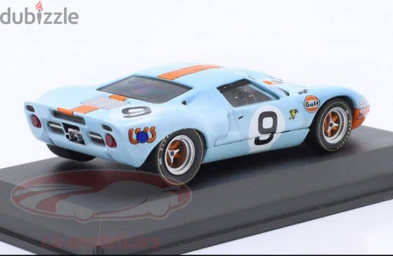 Ford GT40 (Le Mans 24h 1968) diecast car model 1;43. 3