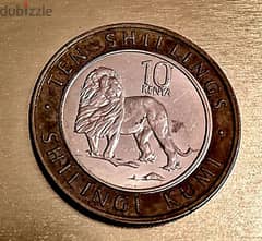 Kenya 10 Shillings coin 2018