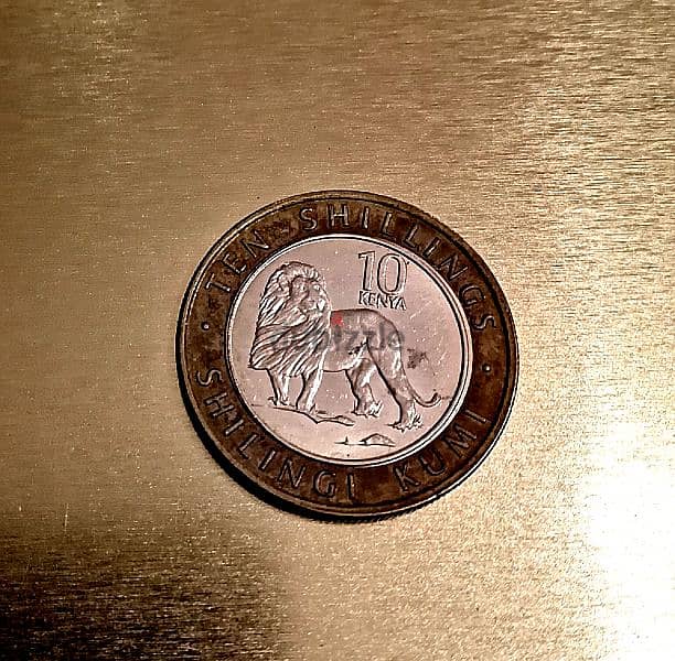 Kenya 10 Shillings coin 2018 2