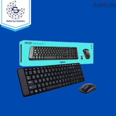 MK220 Logitech Wireless Mouse & Keyboard Combo