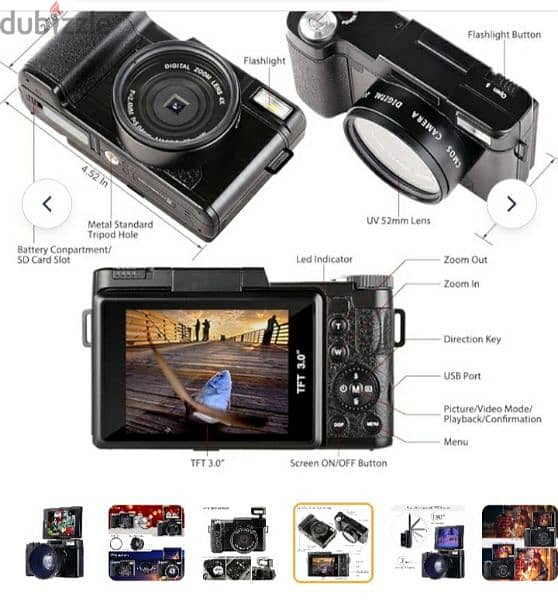 ,Besteker Camcorder Full HD 1080p 24.0MP 3.0-Inch LCD/3$ delivery 4