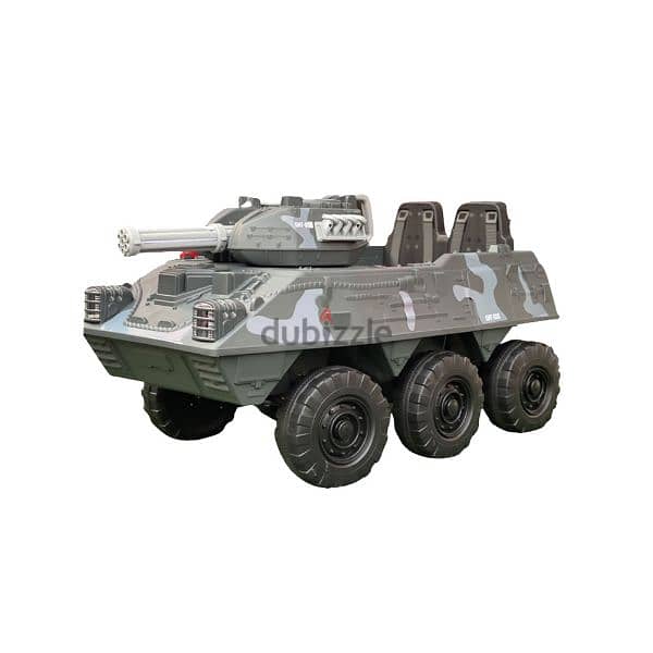 Children Four Wheel 12V7AH Off Road Army Tank Armor Car 3