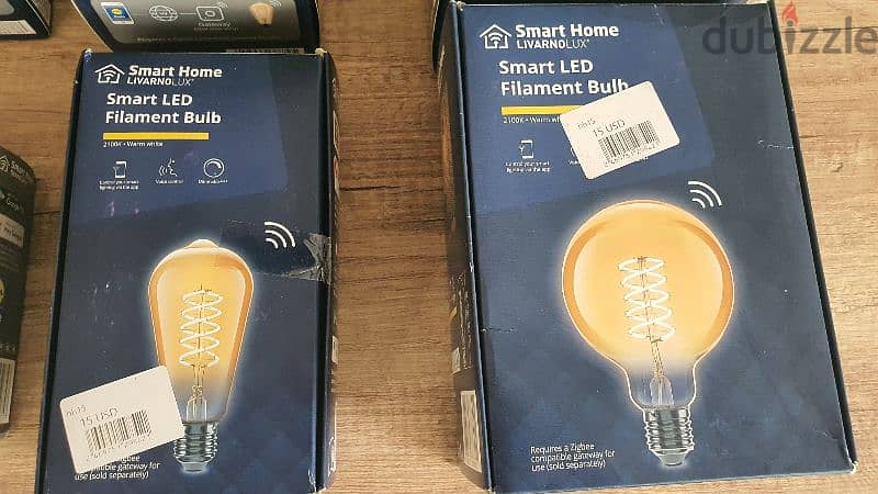 Smart Filament Led Bulbs + Zigbee Gateway 1
