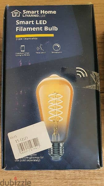 Smart Filament Led Bulbs + Zigbee Gateway 6