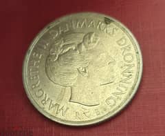 1984 Danmark 1 Krone Margrethe II 0