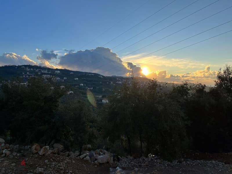 Panoramic View Land in Bikfaya for Sale 1