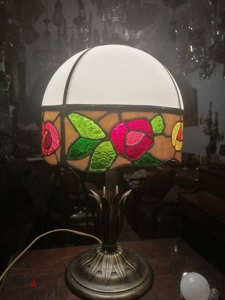 لمبادير تيفاني عدد٢ ايطالي مميز جميل جدا lampadaire Tiffany 3