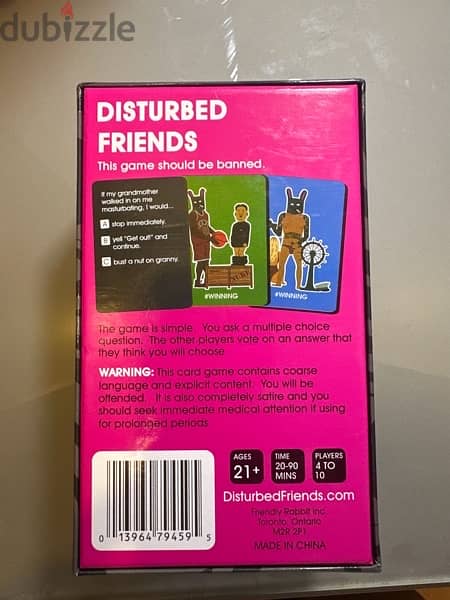 Disturbed Friends Card game 1