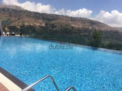 Fully Furnished Chalet with Private Jacuzzi and Heated Pool in Faqra 0