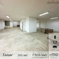 Fanar | 260m² Warehouse | Kitchenette | Bathroom 0