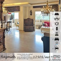 Hazmiyeh | 24/7 Electricity | Terrace | Signature Touch | 3 Parking