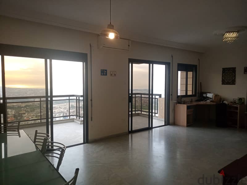 Fully Furnished Sea View Apartment in Baabda for Rent 1