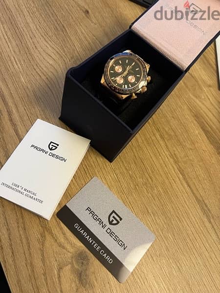 Pagani Design Chronograph sport rose gold watch 1