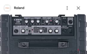 ampli Roland cube 30 cosm سبيكر رولاند