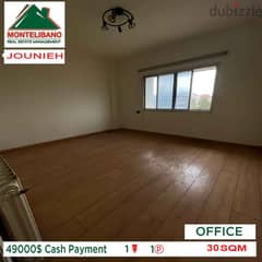 49,000$ Cash Payment!! Office for sale in Jounieh!!