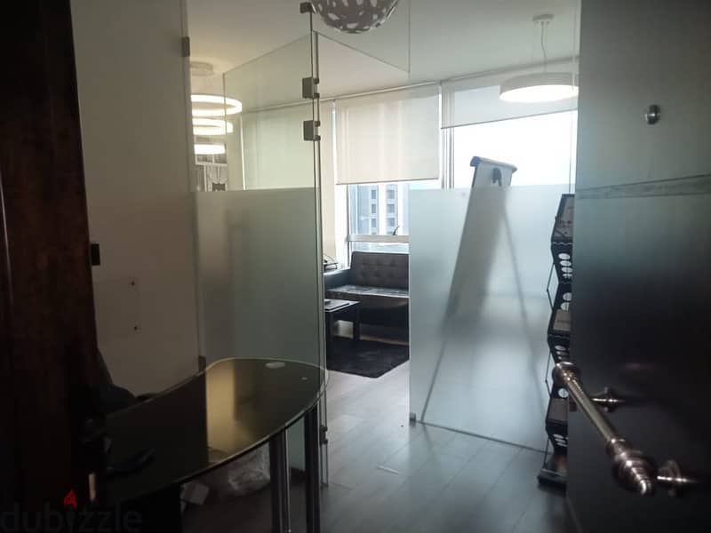 60 Sqm | Fully decorated office for rent or sale in Achrafieh 3