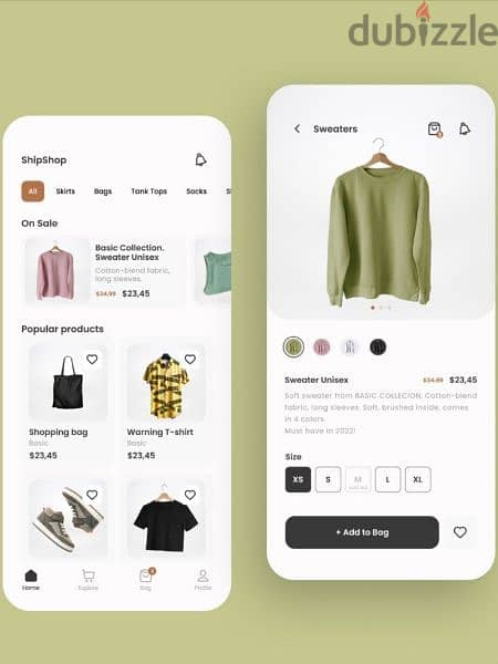ecommerce app  android&ios 2