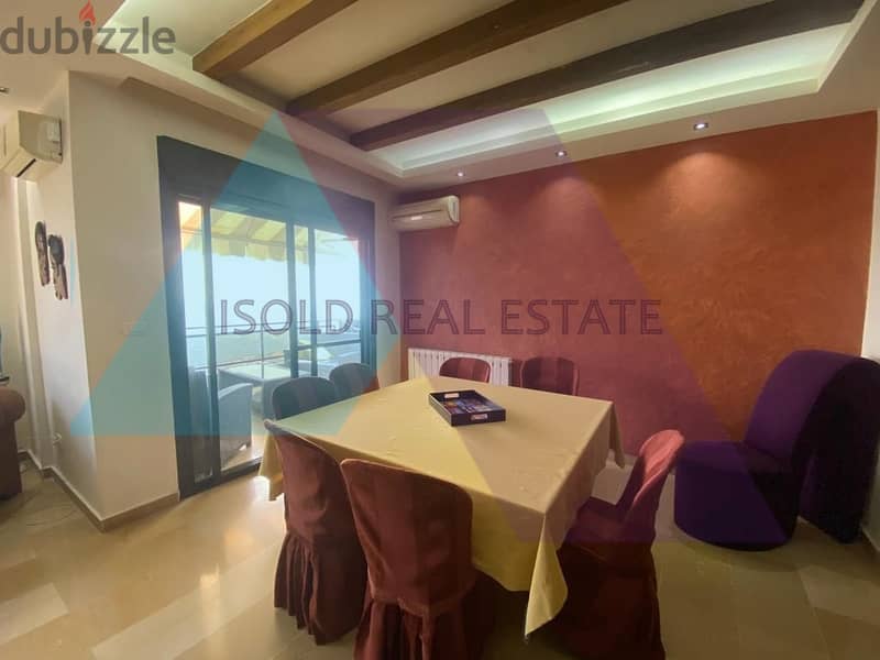 Furnished & Decorated 250 m2 duplex + 40 m2 terrace for sale in Jeita 8