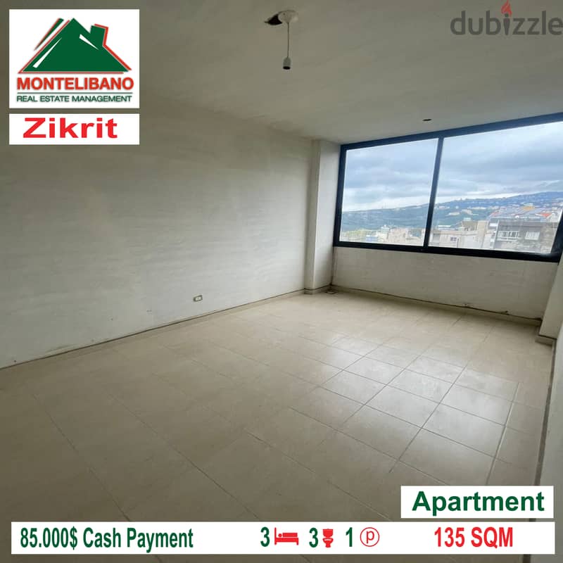 Apartment for sale in ZIKRIT!!!!! 4