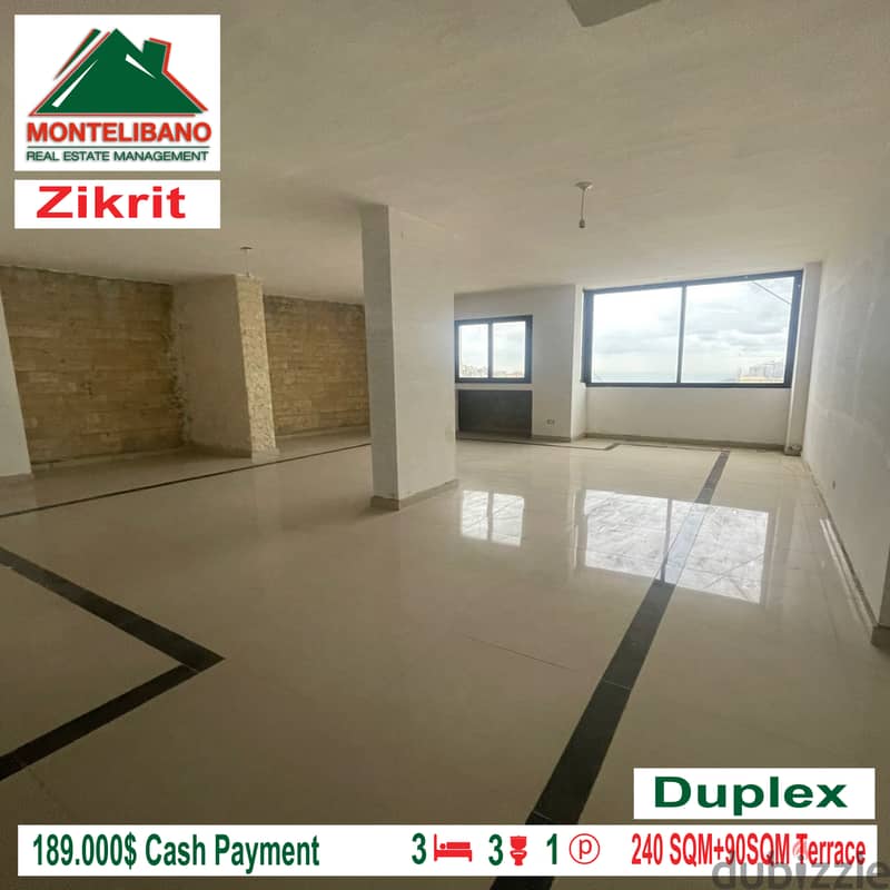 Duplex for sale in ZIKRIT!!!! 3