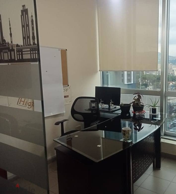 130 Sqm | Fully Decorated Office For Rent In Achrafieh |Beirut View 1