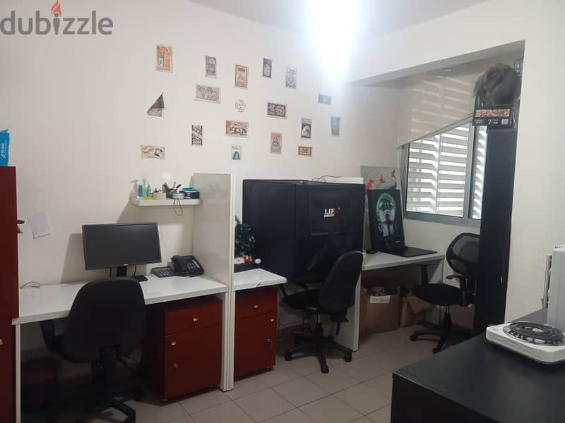 130 Sqm | Fully Decorated Office For Rent In Achrafieh |Beirut View 4