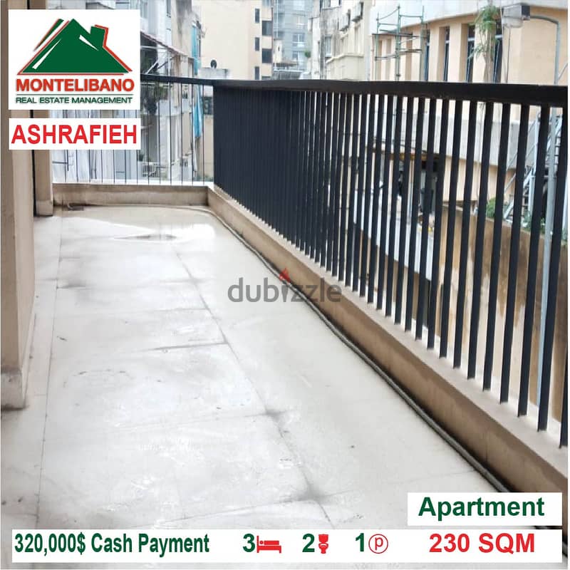 320000$!! Apartment for sale located in Ashrafieh!! 3
