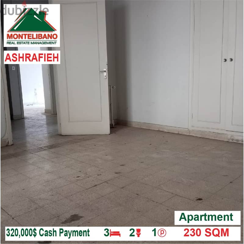 320000$!! Apartment for sale located in Ashrafieh!! 4