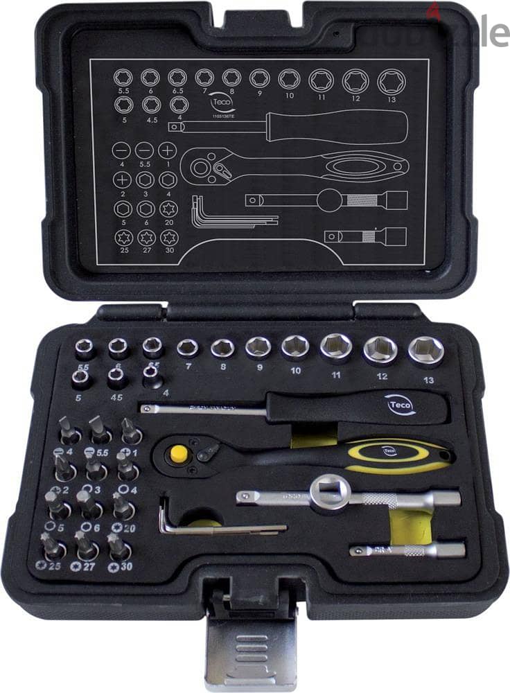 Socket wrench set 36 pieces 0