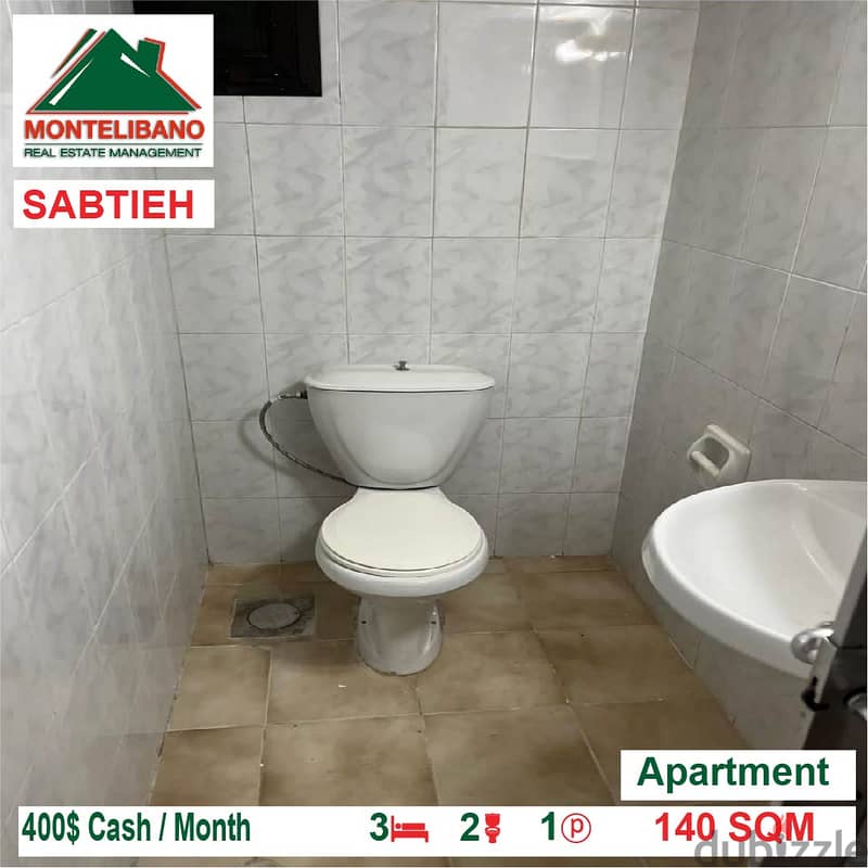 400$!! Apartment for Rent located in Sabtieh 5
