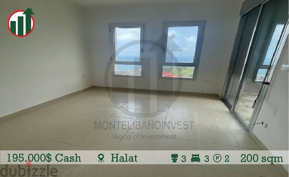 Open Sea View Apartment for sale in Halat! 4