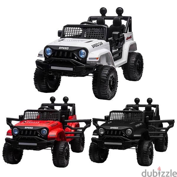 Children x2 6V4AH Battery Operated Ride on Jeep 0