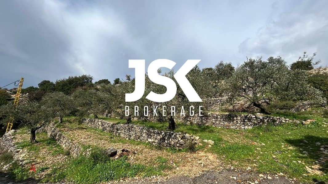 L14475-1,280 SQM Land for Sale In Batroun - Chabtine 0