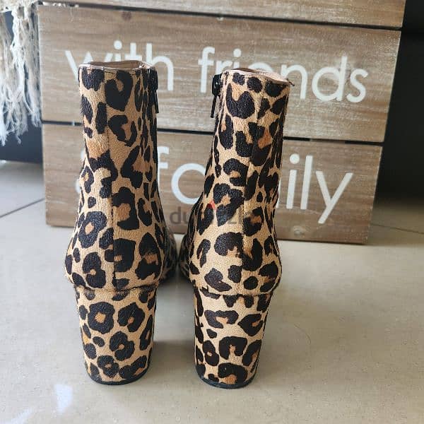 nine west leopard boots 2