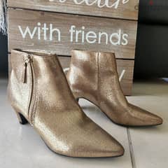 forever 21 gold boots 0