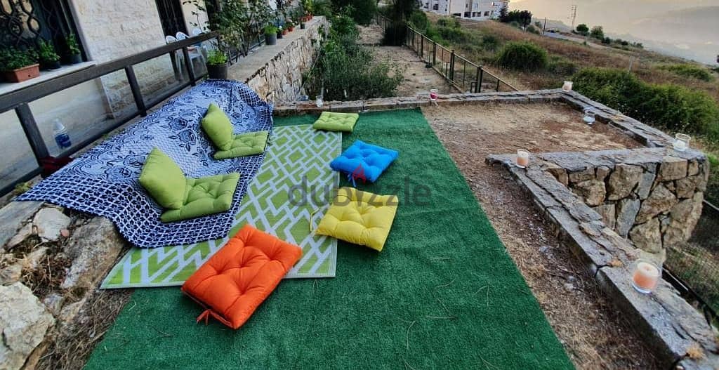 Amazing view from Dhour El Abadiye apartment with Terrace and Garden 4