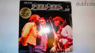 Bee Gees "here at last. . . " live double vinyl album gatefold 0