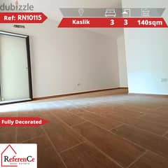 Apartment in Kaslik, fully decorated, apartment in brand new building