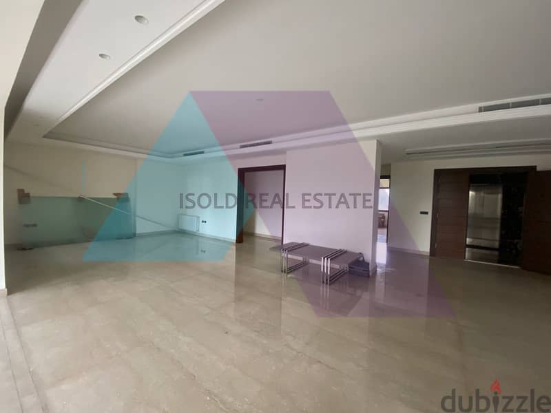 Luxurious  decorated 450 m2 apartment+ open sea view for sale in Jnah 5