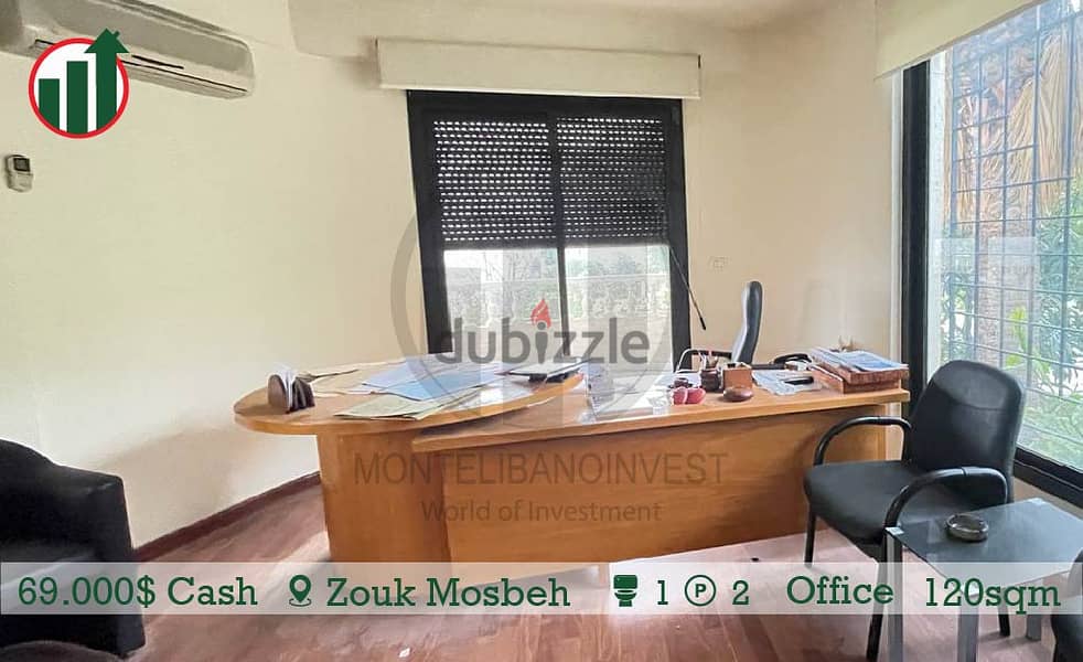 Catchy Office for sale in Zouk Mosbeh with Sea View! 1