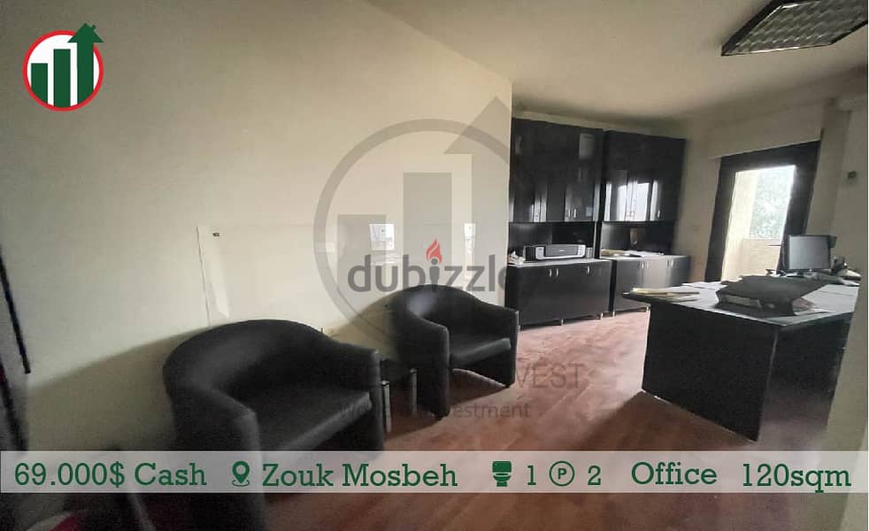 Catchy Office for sale in Zouk Mosbeh with Sea View! 2