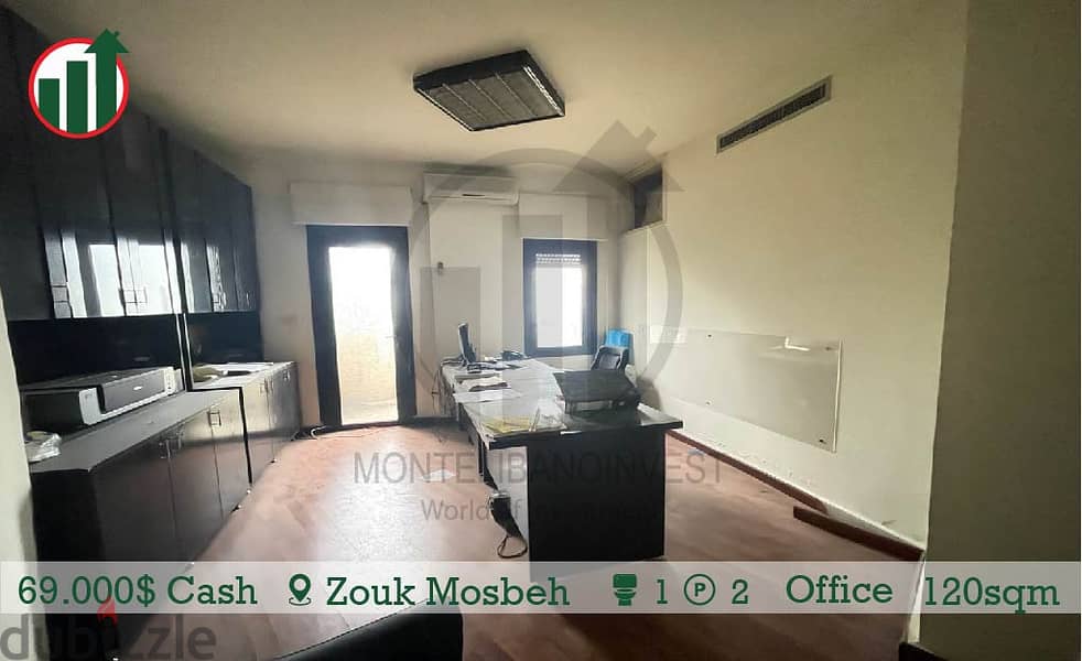 Catchy Office for sale in Zouk Mosbeh with Sea View! 3