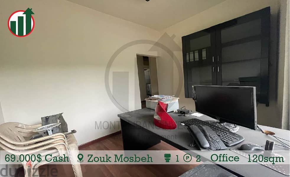 Catchy Office for sale in Zouk Mosbeh with Sea View! 4