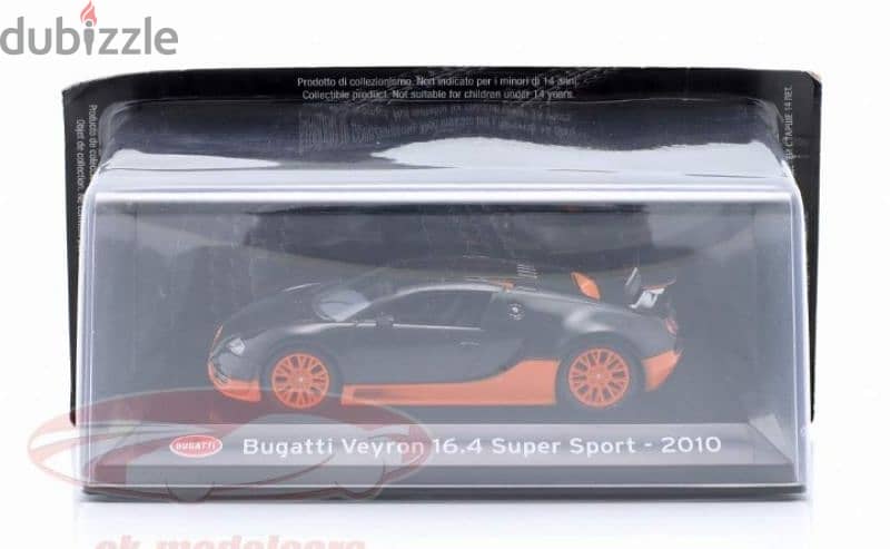 Bugatti Veyron 16.4 Super Sport 2010 diecast car model 1;43. 5