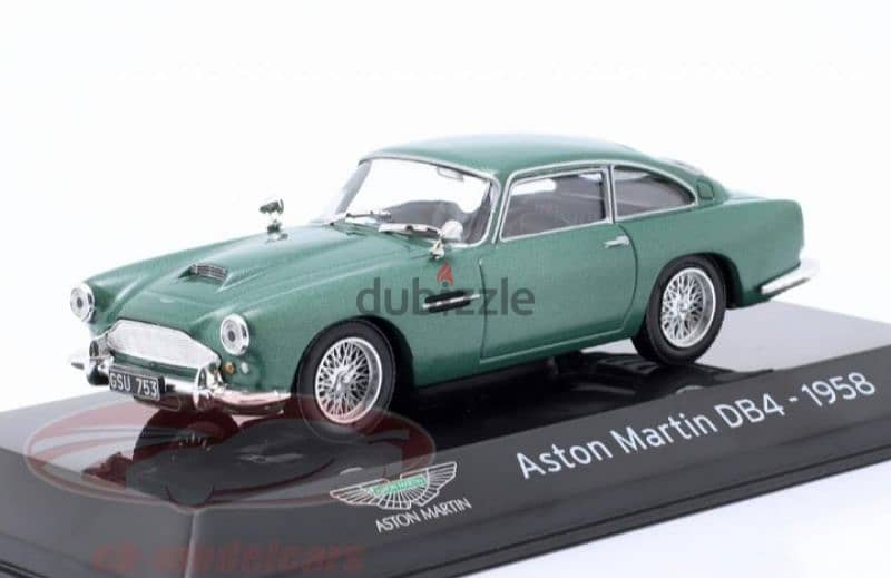Aston Martin DB4 1958 diecast car model 1;43. 1