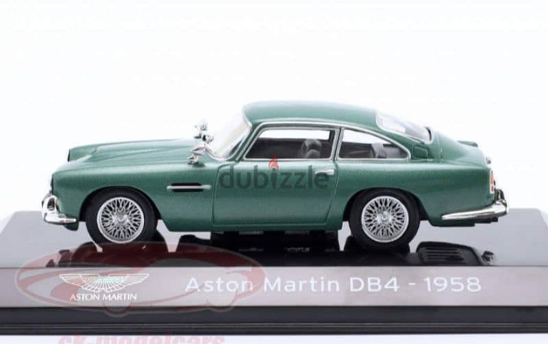 Aston Martin DB4 1958 diecast car model 1;43. 2